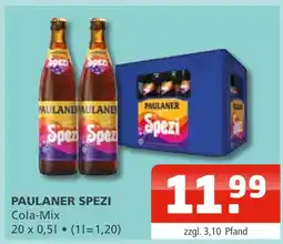 Getränke Oase Paulaner spezi Angebot