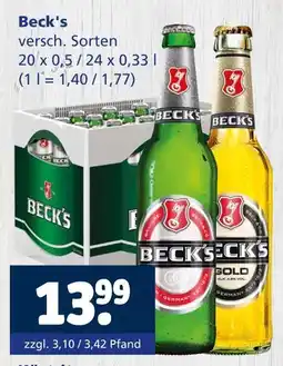 Getränkewelt Beck's Angebot