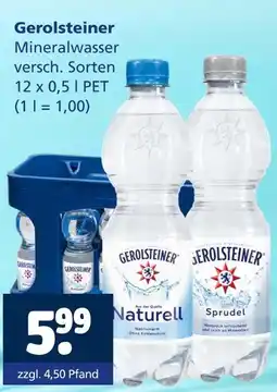 Getränkewelt Gerolsteiner mineralwasser Angebot