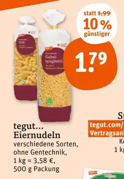 tegut Tegut... eiernudeln Angebot