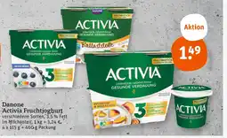 tegut Danone activia fruchtjoghurt Angebot