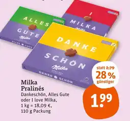 tegut Milka pralinés Angebot