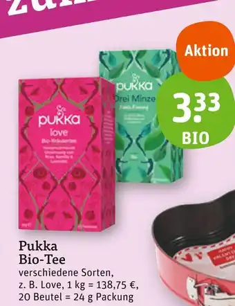 tegut Pukka bio-tee Angebot