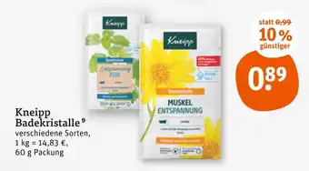 tegut Kneipp badekristalle Angebot