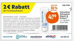 tegut Sensodyne zahnpasta repair & protect Angebot