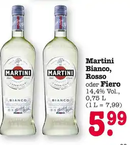 E-Center Martini bianco, rosso oder fiero Angebot