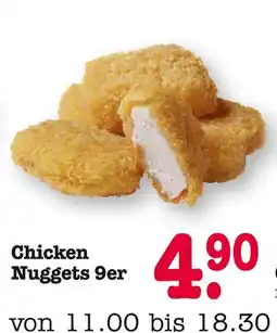 E-Center Chicken nuggets 9er Angebot