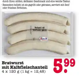 E-Center Scheck-in bratwurst mit kalbfleischanteil Angebot