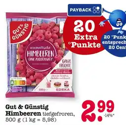 E-Center Gut & günstig himbeeren Angebot