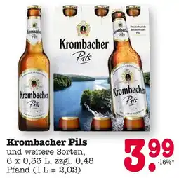 E-Center Krombacher krombacher pils Angebot