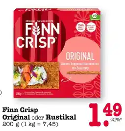 E-Center Finn crisp original oder rustikal Angebot