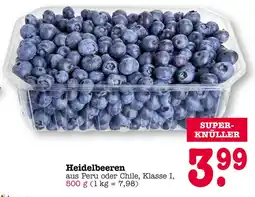 E-Center Heidelbeeren Angebot