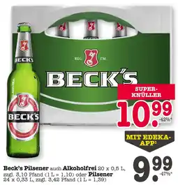 E-Center Beck's pilsener Angebot