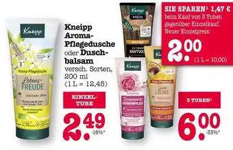 E-Center Kneipp aroma-pflegedusche oder duschbalsam Angebot