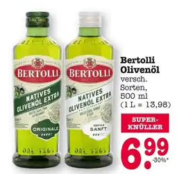 E-Center Bertolli natives olivenöl extra originale oder natives olivenöl extra gentle sanft Angebot