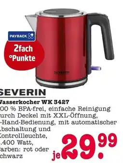 E-Center Severin wasserkocher wk 3427 Angebot