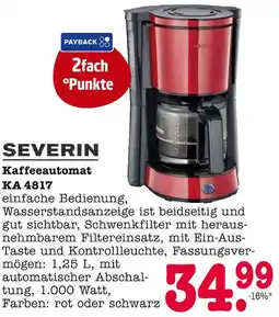 E-Center Severin kaffeeautomat Angebot