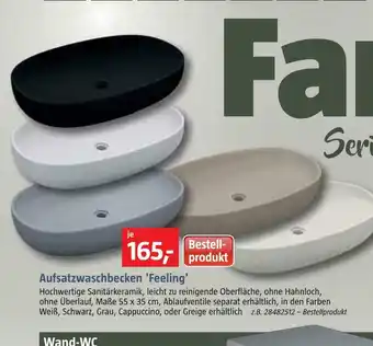 Bauhaus Aufsatzwaschbecken 'feeling' Angebot