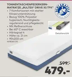 porta Schlaraffia tonnentaschenfederkern-matratze bultex drive x5 tfk Angebot