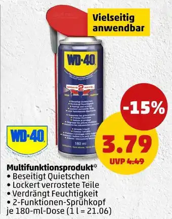 PENNY Wd-40 multifunktionsprodukt Angebot