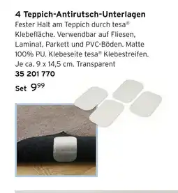 Tchibo Tesa 4 teppich-antirutsch-unterlagen Angebot