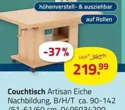 ROLLER Couchtisch artisan eiche nachbildung Angebot