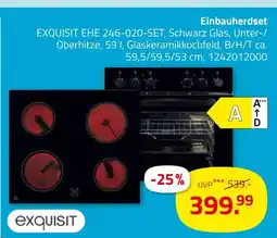 ROLLER Exquisit einbauherdset exquisit ehe 246-020-set Angebot