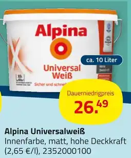 ROLLER Alpina universalweiß Angebot