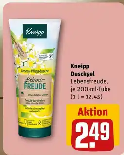 REWE Kneipp duschgel lebensfreude Angebot