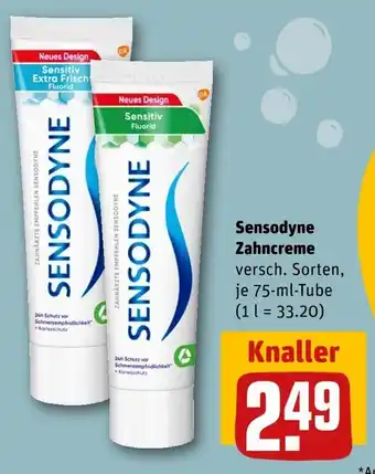 REWE Sensodyne zahncreme Angebot