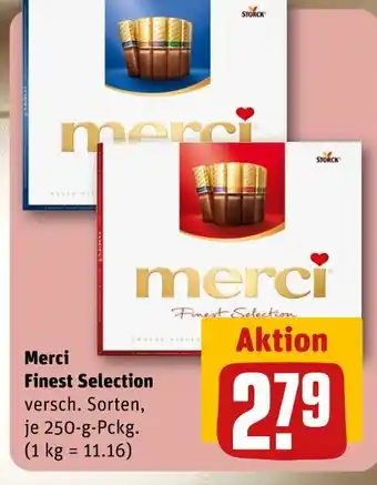 REWE Storck merci finest selection Angebot