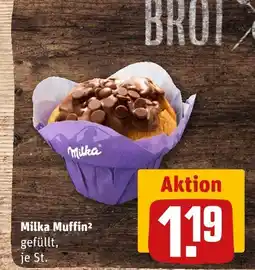 REWE Brot & mehr milka muffin Angebot