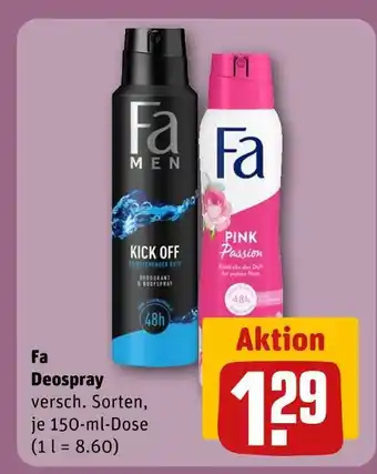 REWE Fa deospray Angebot