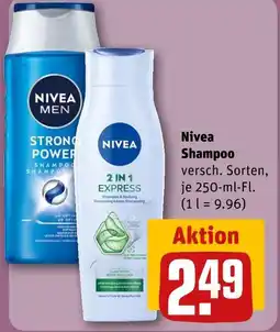 REWE Nivea shampoo Angebot