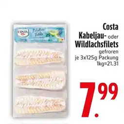 Edeka Costa kabeljau- oder wildlachsfilets Angebot