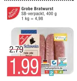 Marktkauf Gut & günstig grobe bratwurst Angebot