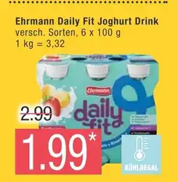 Marktkauf Ehrmann daily fit joghurt drink Angebot