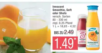 Marktkauf Innocent smoothie oder saft oder shots Angebot