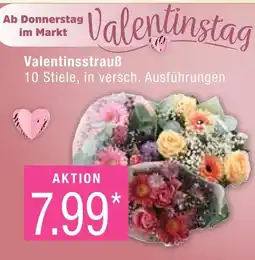 Marktkauf Valentinsstrauß Angebot