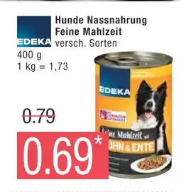 Marktkauf Edeka hunde nassnahrung feine mahlzeit Angebot