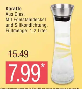 Marktkauf Karaffe Angebot
