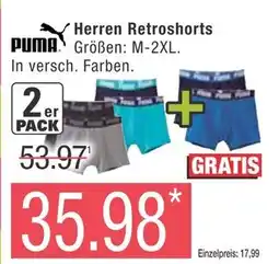 Marktkauf Puma herren retroshorts Angebot