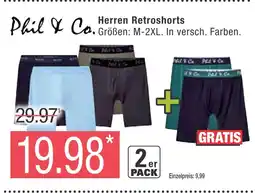 Marktkauf Phil & co. herren retroshorts Angebot