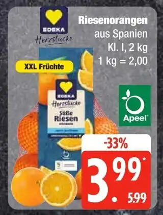 Edeka Edeka riesensorangen Angebot