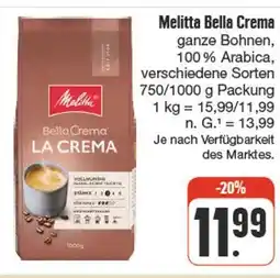 nah & gut Melitta bella crema Angebot