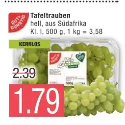 Marktkauf Gut & günstig tafeltrauben Angebot