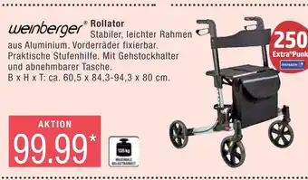 Marktkauf Weinberger rollator Angebot