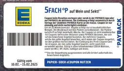 Edeka Edeka 5fach °p auf wein und sekt! Angebot