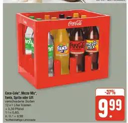 nah & gut Coca-cola coca-cola, mezzo mix, fanta, sprite oder lift Angebot