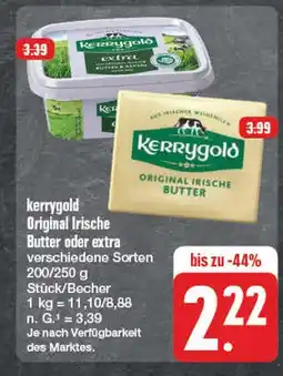 Edeka Kerrygold original irische butter oder extra Angebot